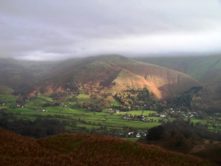 Looking across to Stone Arthur