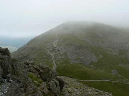 Looking across Swirl Hause towards Black Sail