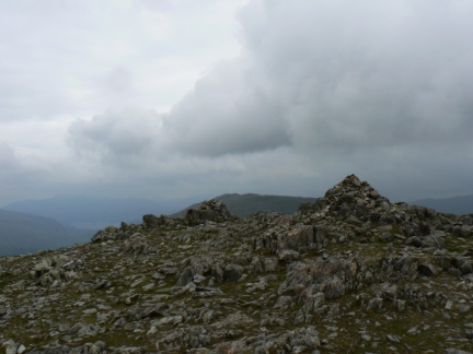 The summit of Allen Crags was quickly reached