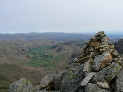 Great Langdale from the top of the middle Crinkle