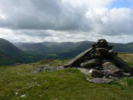 The top of Graystones looking towards the Loweswater Fells