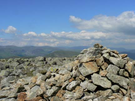 The summit cairn on High Raise