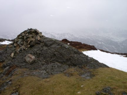 The summit of Holme Fell