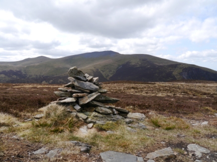 The top of Little Calva looking to Skiddaw