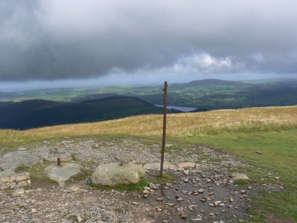 The top of Lord's Seat looking towards Binsey
