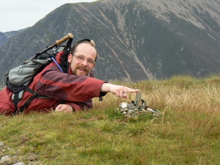 The tiny summit cairn on Mellbreak