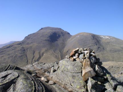 The top of Seathwaite Fell