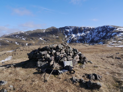 The top of Tewit How looking to Steeple and Scoat Fell