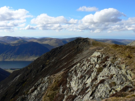 Looking back at the western summit of Whiteside
