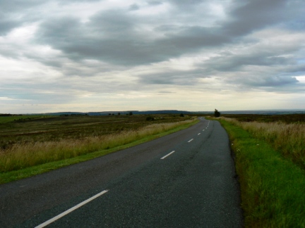 The Blubberhouses - Otley road as it crosses Askwith Moor