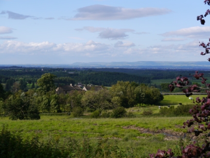 Looking across the house at Birka Carr to the distant North York Moors