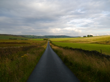 Looking back to the distant Brimham Moor