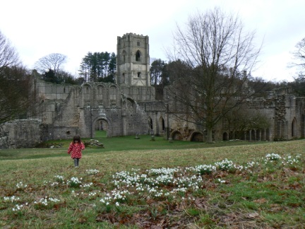 Rhiannon and Fountains Abbey