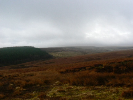 Looking back up to Lippersley Pike from Blubberhouses Moor