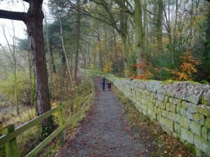 The path leading to Fewston Embankment