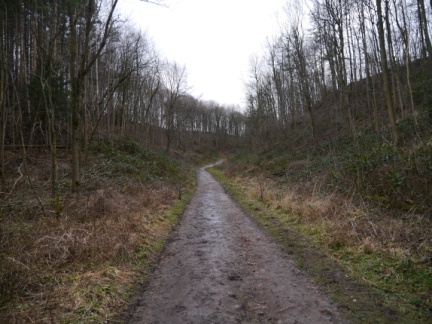 The path up Mackershaw Trough