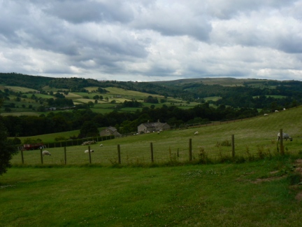 Looking up Nidderdale from Glasshouses