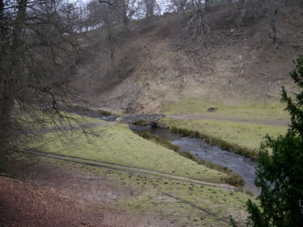 Looking back down towards the second bridge