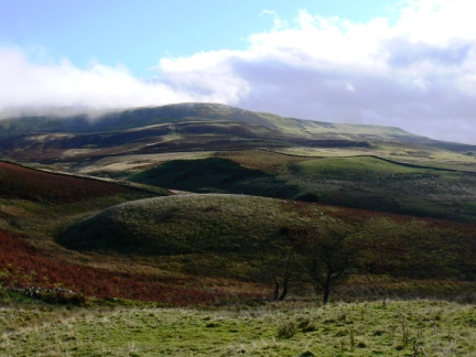 Backstone Edge from below Dufton Pike