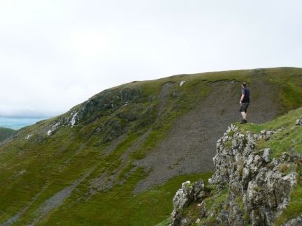 Looking across to Brownber Hill from Threlkeld Side