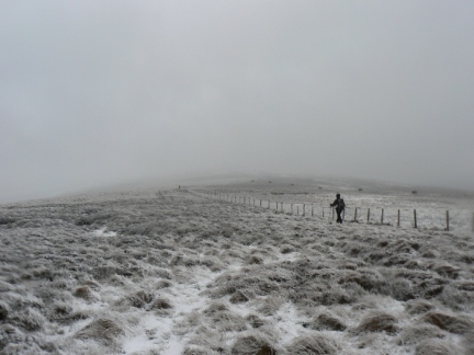 Matt heading towards Benty Hill