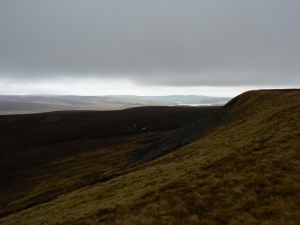 On Iron Band looking along West Dow Crag