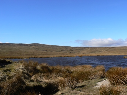 Killhope Law from Dodd Reservoir