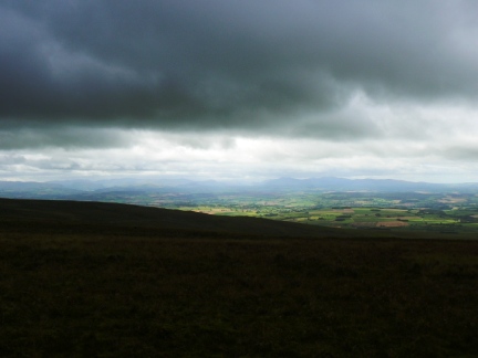 Looking across the Eden Valley to the Lake District