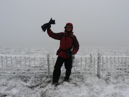 On the unremarkable summit of Tom Smith's Stone Top