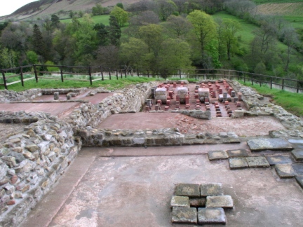The Roman baths at Vindolanda