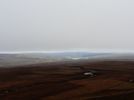 Selset Reservoir and the moors east of Iron Band