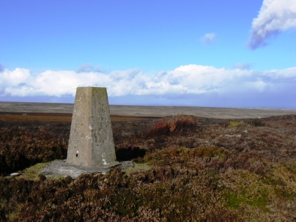 The trig point on Collier Law
