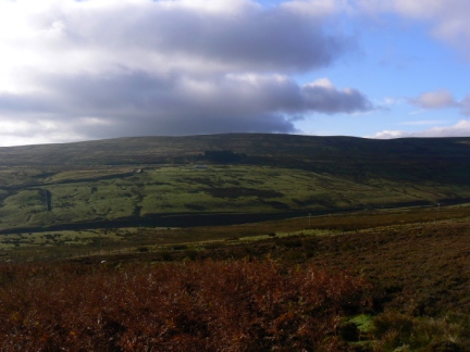 Looking across the Rookhope Valley to Windy Hill