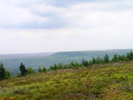 Looking east towards Birk Nab