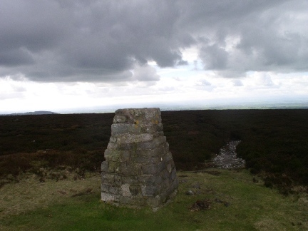 The trig point on Black Hambleton