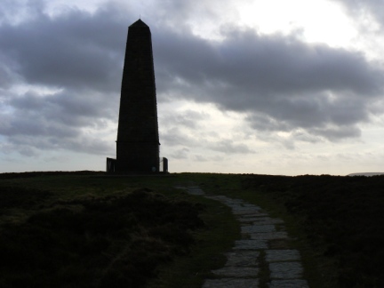 The Captain Cook monument on Easby Moor
