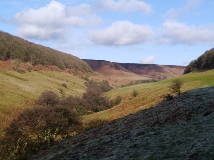 The Horcum valley as it narrows above Levisham Beck