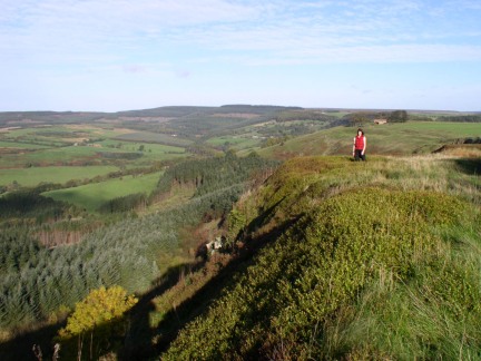 Lisa on Boltby Scar