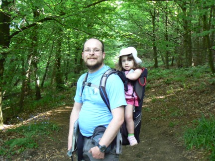 With Rhiannon in South Wood