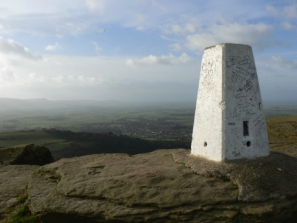 The trig point on Roseberry Topping