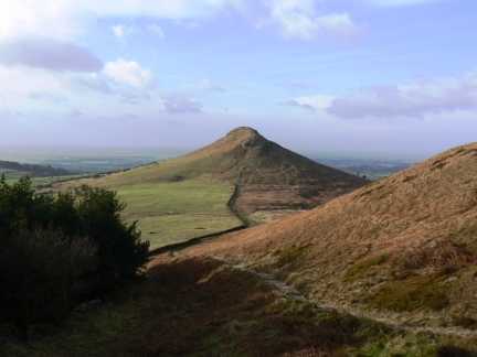 Looking back at Roseberry Topping from Great Ayton Moor