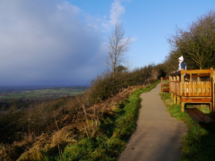 A viewing platform on Sutton Brow