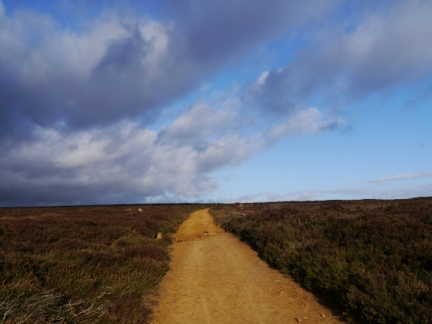 After the blue sky another rain cloud moves in