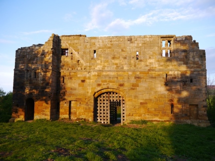 The remains of the keep of Whorlton Castle