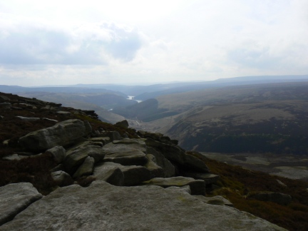 Looking south along the Derwent Valley from Crow Stones
