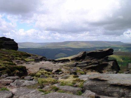 Dovestone Tor backed by Kinder