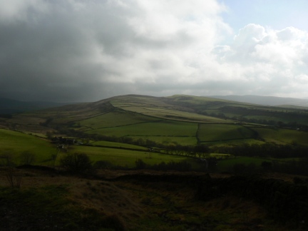 Lantern Pike from above Rowarth