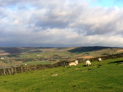 Looking north to Millstones Edge