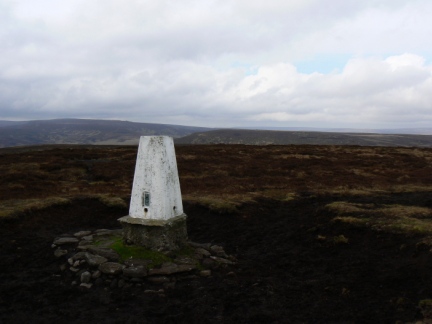 The trig point on Outer Edge