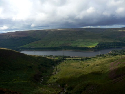 Torside Reservoir from Clough Edge